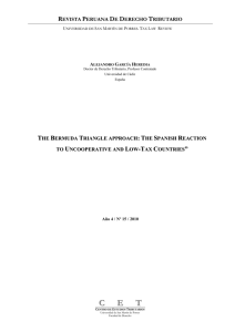 the bermuda triangle approach : the spanish reaction to