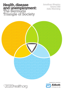 Health,disease and unemployment: The Bermuda Triangle of Society