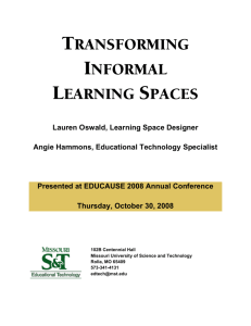 Transforming Informal Learning Spaces