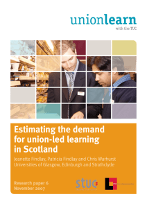 Estimating the demand for union-led learning in