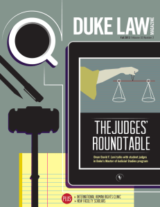 Fall 2013 - Duke University School of Law