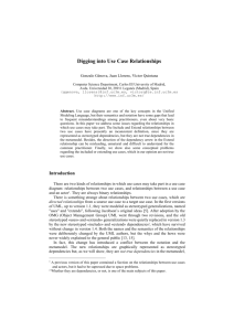 Digging into Use Case Relationships