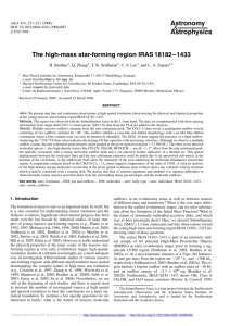 The high-mass star-forming region IRAS 18182-1433