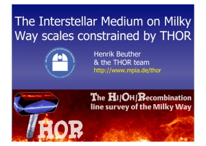 The Interstellar Medium on Milky Way scales constrained by THOR
