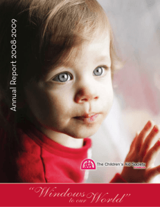 Windows to ourWorld - Children's Aid Society of Hamilton