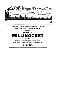 millinocket 1938 - Fogler Library, University of Maine