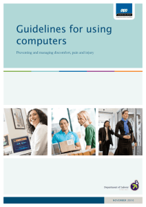 Guidelines for using computers
