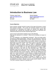 Introduction to Business Law