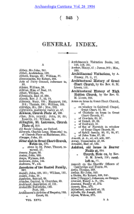 General Index - Kent Archaeological Society