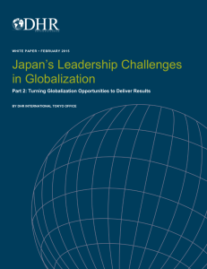 Japan's Leadership Challenges in Globalization