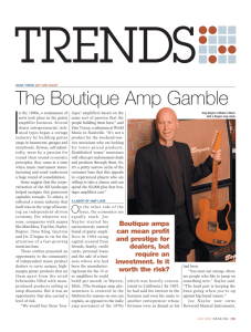 The Boutique Amp Gamble