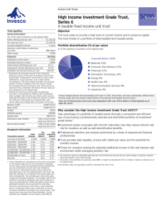 HIGT006 Fact Card - High Income Investment Grade Trust
