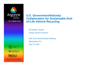 of-Life Vehicle Recycling