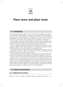 4 Plane stress and plane strain
