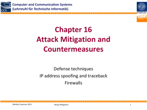 Chapter 16 Attack Mitigation and Countermeasures