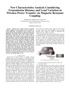 New Characteristics Analysis Considering Transmission Distance