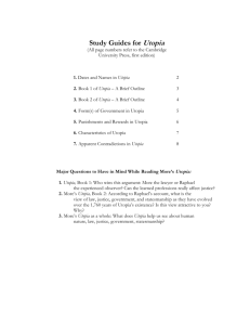 Study Guides for Utopia - The Center for Thomas More Studies