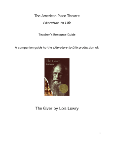 The Giver Resource Guide copy