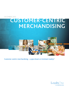 customer centric merchandising