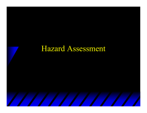 Hazard Assessment