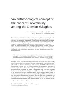 'An anthropological concept of the concept': reversibility among the