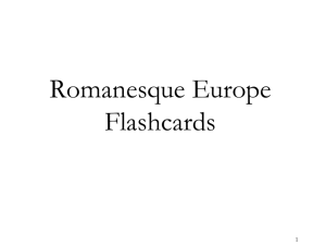 Romanesque Art Flashcards