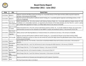 Item 5c Board Items Report