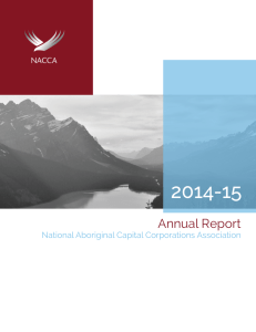 2014-15 - National Aboriginal Capital Corporations Association