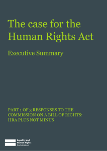 Case for HR F_W.indd - Equality and Human Rights Commission