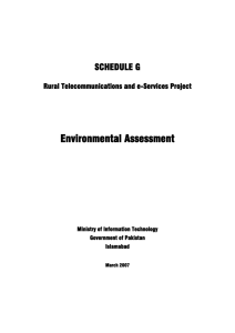 Environmental Assessment - Universal Service Fund.