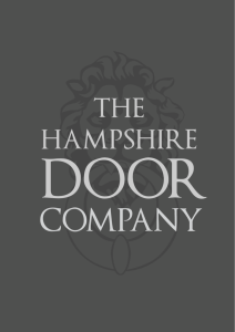 The Hampshire Door Company Brochure A4