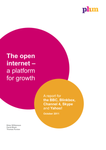 The open internet: a platform for growth