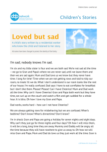 Loved but sad - Children's stories