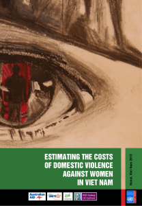 estimating the costs of domestic violence against women in viet nam