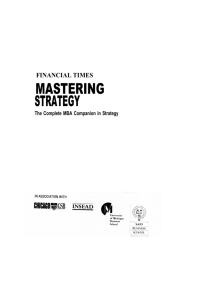 mastering strategy