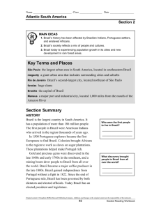 Section Summary Key Terms and Places