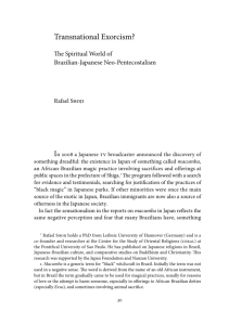 Transnational Exorcism? - Nanzan Institute for Religion and Culture