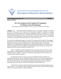 NEWS ICCAIA Endorses First Global CO2 Standard To Reduce