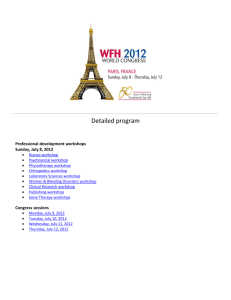 WFH 2012 World Congress