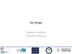 Fundamentals of tax design - Commission on Local Tax Reform
