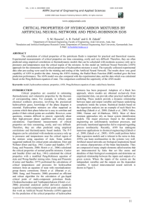 Critical properties of hydrocarbon mixtures by artificial neural