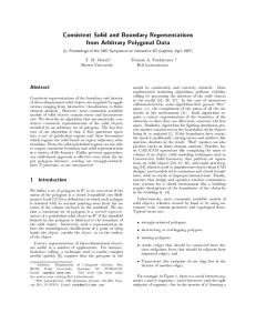 Consistent Solid and Boundary Representations from Arbitrary