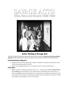 active viewing of savage acts
