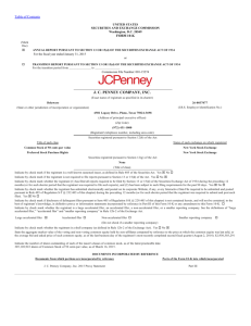 jc penney company, inc. - corporate