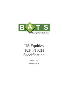 US Equities TCP PITCH Specification