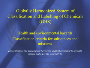 Health and environmental hazards