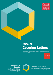 CVs & Covering Letters