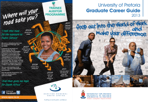 UP Graduate Career Guide 2013