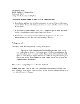 Narrative Essay Examples For High School Orwell Homework A Level English Essay also Essay Paper Topics George Orwell Politics And The English Language Essays On Science And Religion