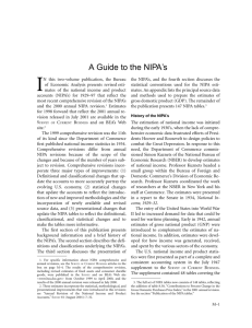 A Guide to the NIPA's